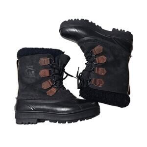 SOREL Alpine Felt Winter Duck Boot Black Size W7